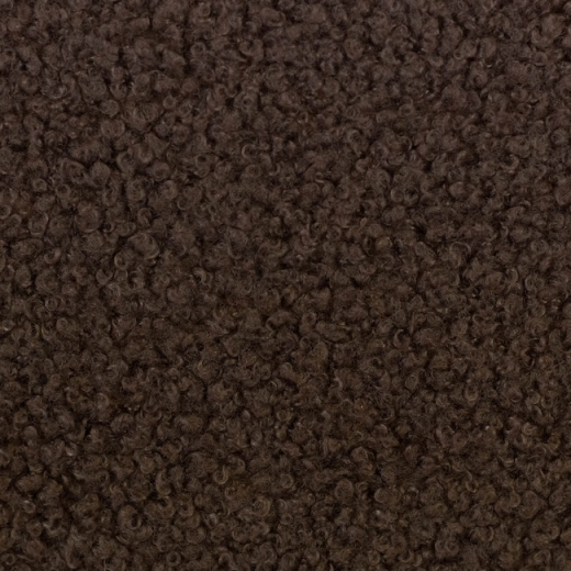Teddy – Bouclé-Fleece in braun