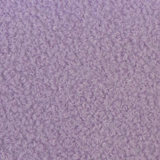 Teddy – Bouclé-Fleece in flieder