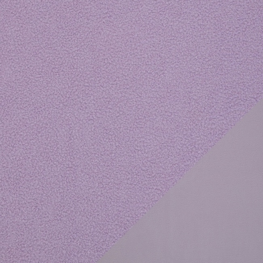 Teddy – Bouclé-Fleece in flieder