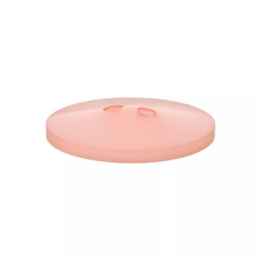 Polyesterknopf rosa 2-Loch 20 mm