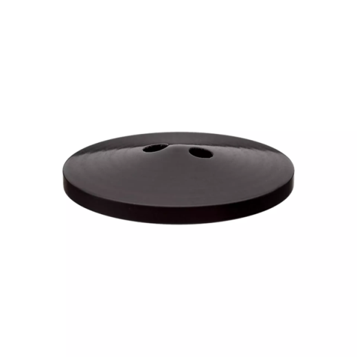Polyesterknopf schwarz 2-Loch 20 mm