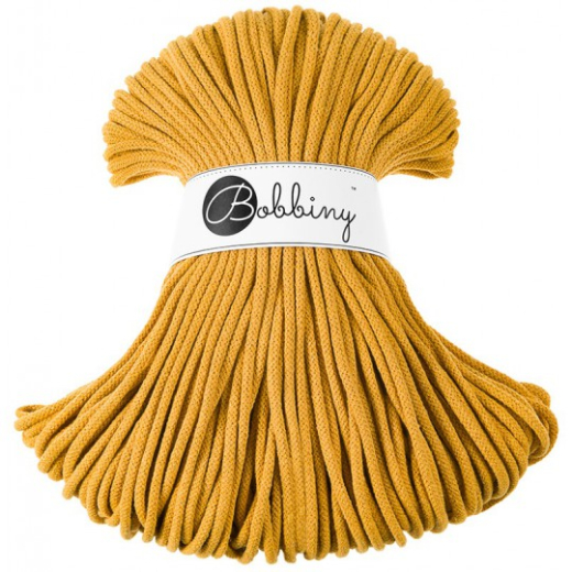 Bobbiny Premium 5 mm Flechtkordeln in Mustard