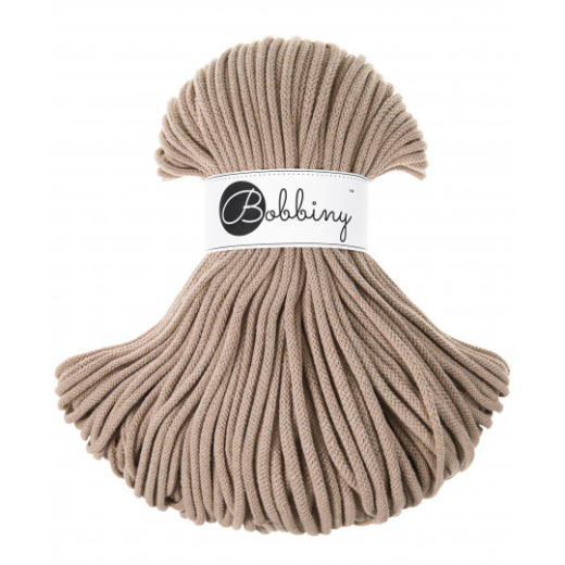 Bobbiny Premium 5 mm Flechtkordeln in Sand