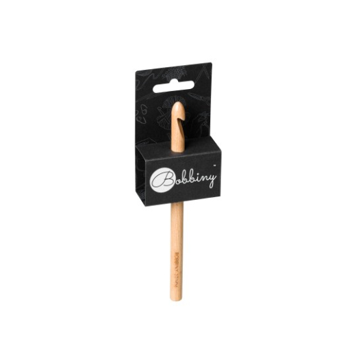 10 mm Häkelnadel aus Buchenholz, 17cm lang - Bobbiny