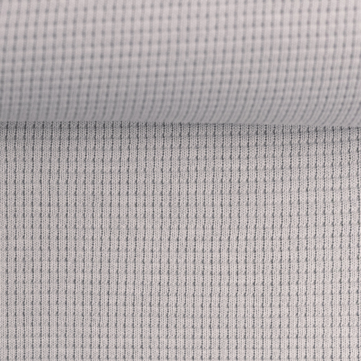 Clarissa Waffeljersey uni grau