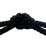 Parkakordel gedreht 4mm schwarz