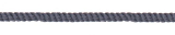 Parkakordel gedreht 4mm grau