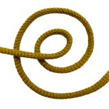 Parkakordel gedreht 4mm ocker