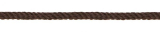 Parkakordel gedreht 4mm dunkelbraun