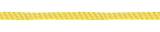 Parkakordel gedreht 4mm hellgelb