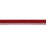 Schrägband mit Häkelkante 12mm rost Schrägband mit Häkelkante 12mm rost