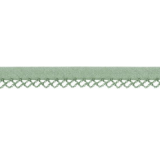 Schrägband mit Häkelkante 12mm mint