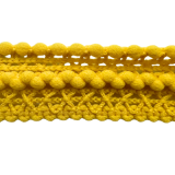 Pomponborte 12mm gelb Pomponborte 12mm gelb