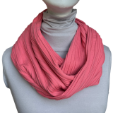 Jerseyloop mit erhabenen Streifen in Pink