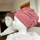 Turbanhandtuch in altrosa Turbanhandtuch in altrosa