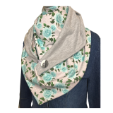 Dreieckstuch mit aquarell Rosen Dreieckstuch mit aquarell Rosen