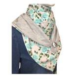 Dreieckstuch mit aquarell Rosen Dreieckstuch mit aquarell Rosen