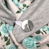 Dreieckstuch mit aquarell Rosen Dreieckstuch mit aquarell Rosen