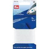 Saumvlies mit Trägerpapier zum Einbügeln, 30mm, weiß