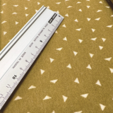 Sascha - Jacquard Jersey mit Dreiecken - dunkler senf Sascha - Jacquard Jersey mit Dreiecken - dunkler senf