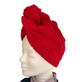 Turbanhandtuch in rot Turbanhandtuch in rot