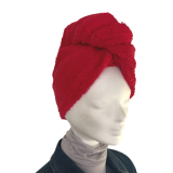 Turbanhandtuch in rot Turbanhandtuch in rot