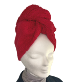 Turbanhandtuch in rot Turbanhandtuch in rot