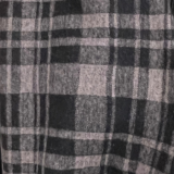 karierter Loopschal aus Jacquard Jersey in grau