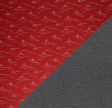 Fiete Nano-Softshell mit Fleece-Innenseite Anker, Wellen rot