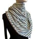 Dreieckstuch mint gestreift Dreieckstuch mint gestreift