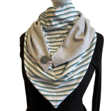 Dreieckstuch mint gestreift Dreieckstuch mint gestreift