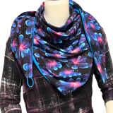 Dreieckstuch mit Glowing Garden Design