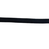 Flachkordel 10mm tiefschwarz (fb.802) Flachkordel 10mm tiefschwarz (fb.802)