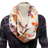 Loopschal mit toller Lochstickerei