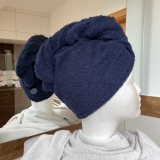 Turbanhandtuch in marine Turbanhandtuch in marine