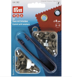 Ösen und Scheiben, 8,0mm, aktmessing (541362) Ösen und Scheiben, 8,0mm, aktmessing (541362)