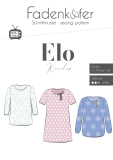Fadenkäfer Papierschnittmuster Bluse Elo Kinder  • Gr. 74 - 164