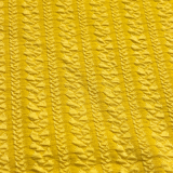 Baumwollstrick Zopfmuster sonnengelb Baumwollstrick Zopfmuster sonnengelb