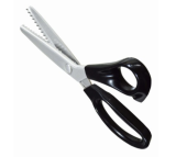 Zackenschere mit KST Griff schwarz - rostfreier Edelstahl 235mm