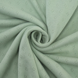 Feinstrickjersey mit Lochmuster in pastellgrün Feinstrickjersey mit Lochmuster in pastellgrün