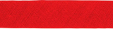 Baumwoll-Schrägband gefalzt 60/30 (Fb. 722 rot) Baumwoll-Schrägband gefalzt 60/30 (Fb. 722 rot)