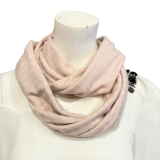 Loopschal blassrosa Strick