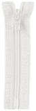 Reißverschluss weiß 22cm - nicht teilbar