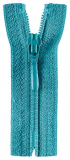 Reißverschluss türkisblau 30cm - nicht teilbar