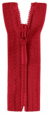 Reißverschluss rot 30cm - nicht teilbar