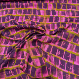 SWAFING • Windows by Thorsten Berger, Viskose Webware auf Olivgrün SWAFING • Windows by Thorsten Berger, Viskose Webware auf Olivgrün