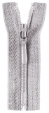 Reißverschluss hellgrau 40cm - nicht teilbar Reißverschluss hellgrau 40cm - nicht teilbar