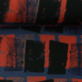 SWAFING • Windows by Thorsten Berger, Viskose Webware auf Blau SWAFING • Windows by Thorsten Berger, Viskose Webware auf Blau