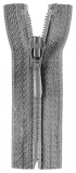 Reißverschluss grau 50cm - nicht teilbar