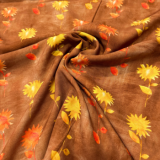 Taira Viskose Webware gelbe Blumen Taira Viskose Webware gelbe Blumen